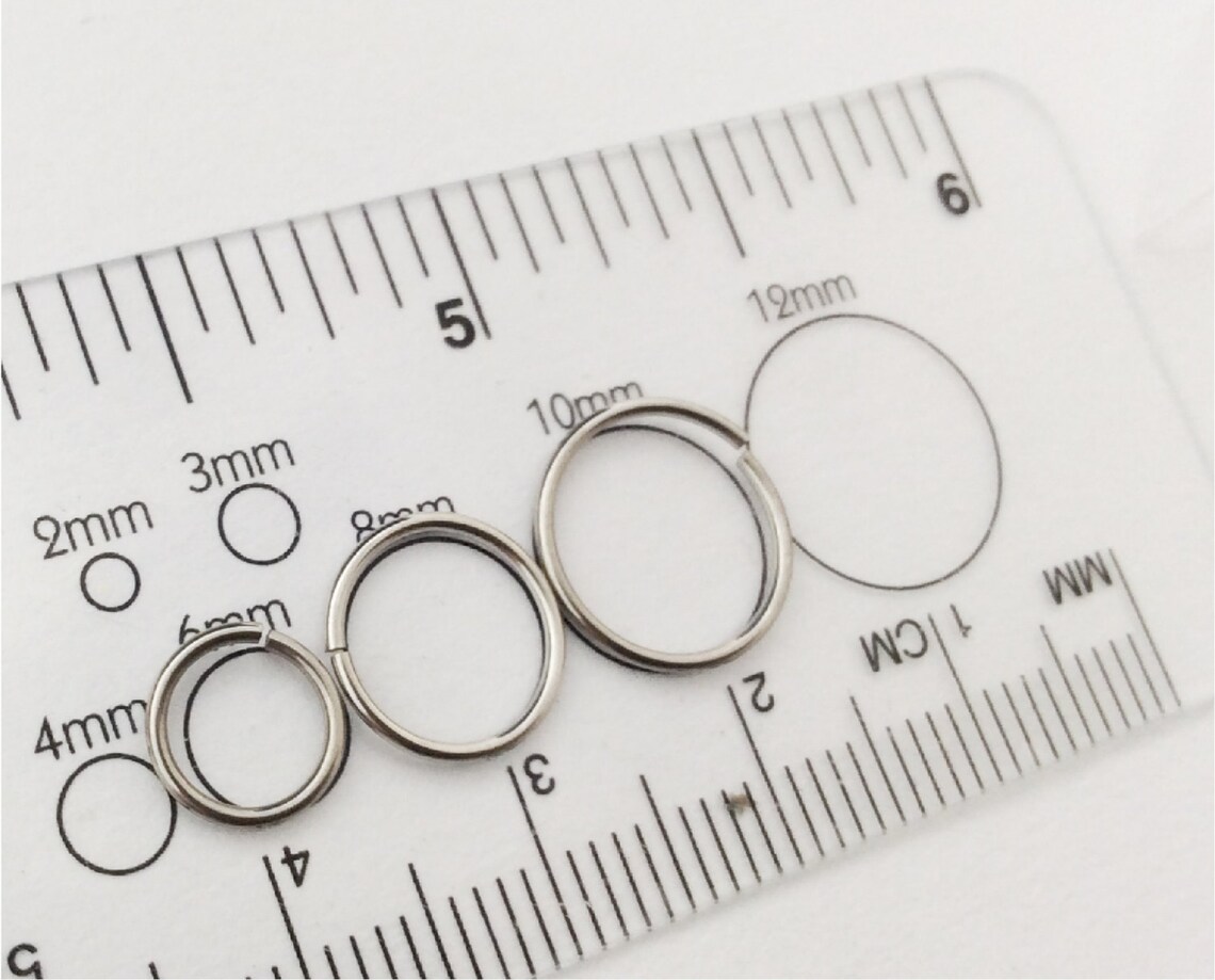 Nose Hoop Rings Surgical Steel 20G Pick Size or Set | Etsy