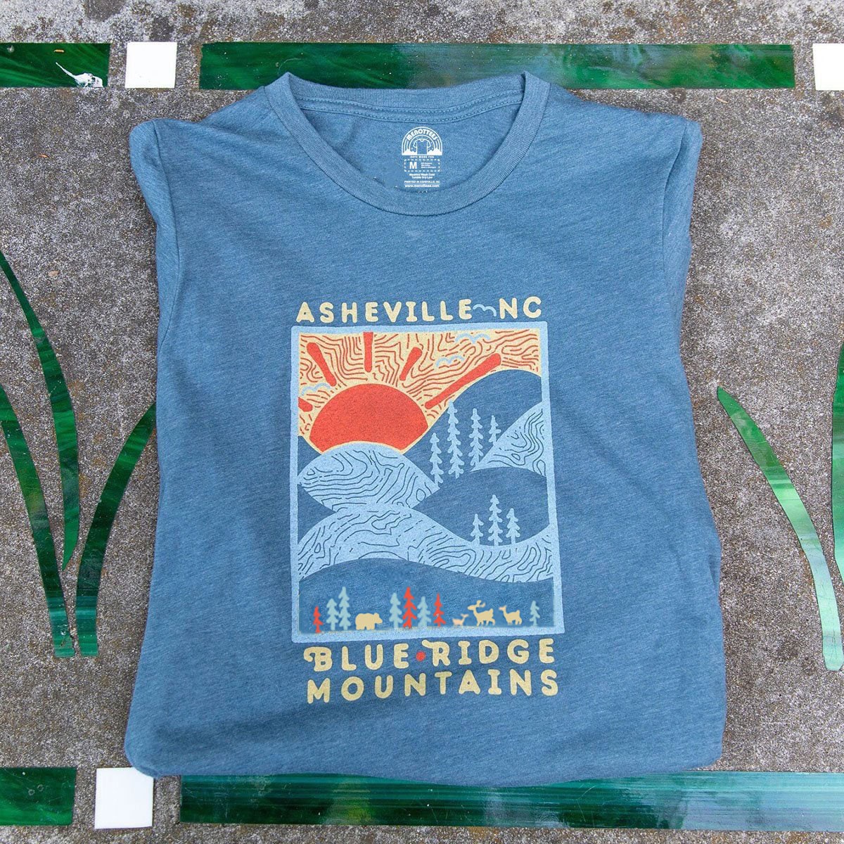 DAY RIDGE (ASHEVILLE) // A Blue Ridge Mountains Gift // Unisex Tee