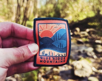 DAY RIDGE | Iron-On Patch | Blue Ridge Mountains Gift - 3"