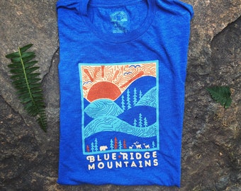 DAY RIDGE (The Sun Shines) // Blue Ridge Mountains Tee // Unisex Fit