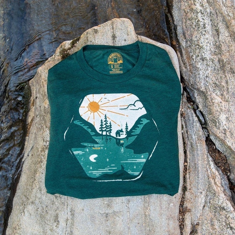 REFLECTION // SUN & MOON // Lake Tee Etsy