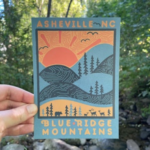 DAYRIDGE // Asheville Gift // 5” x 7” 16PT Postcard