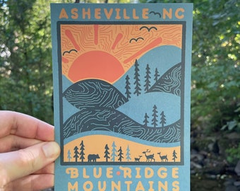 DAYRIDGE // Asheville Gift // 5” x 7” 16PT Postcard