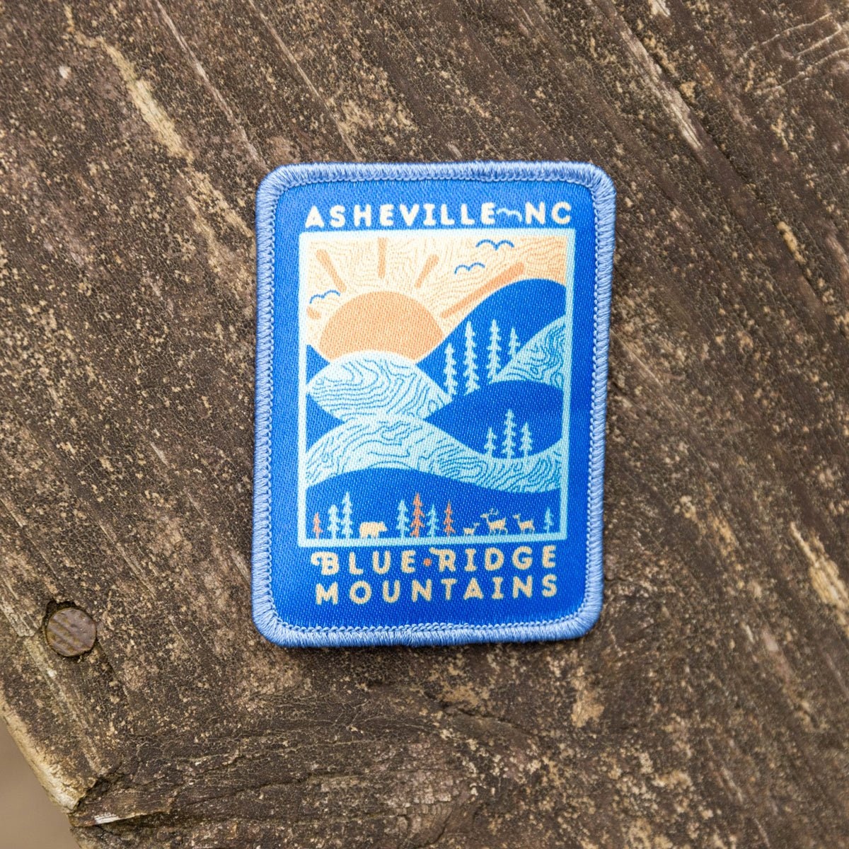 Blue Ridge Rifles Patch DAY RIDGE (asheville) // Iron-on Patch // Blue Ridge Mountains - Etsy