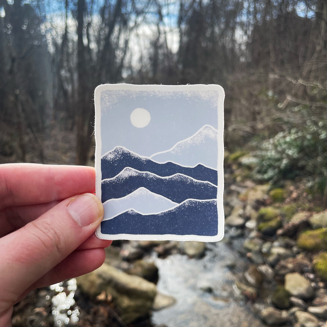 Winter Guard Sticker WINTER RANGE // Weatherproof Vinyl Sticker // Nature, Mountains, Gift ...