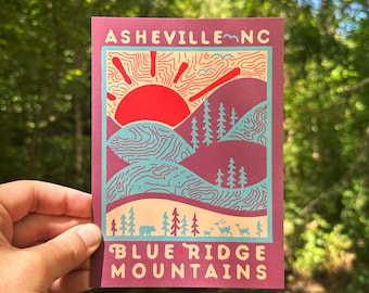 DAYRIDGE // Asheville Gift // 5” x 7” 16PT Postcard