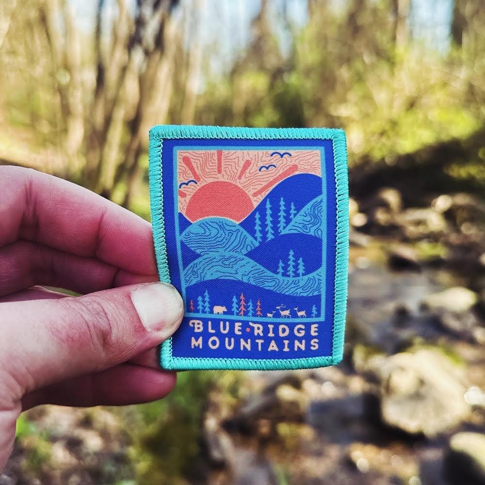 Blue Ridge Rifles Patch DAY RIDGE Patch // Iron-on Patch // Blue Ridge Mountains // Nature Gift ...