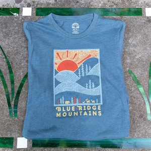 DAY RIDGE (The Sun Shines) // A Blue Ridge Mountains Tee // Nature T-Shirt // North Carolina, West Virginia, Virginia, Georgia, TN - Unisex