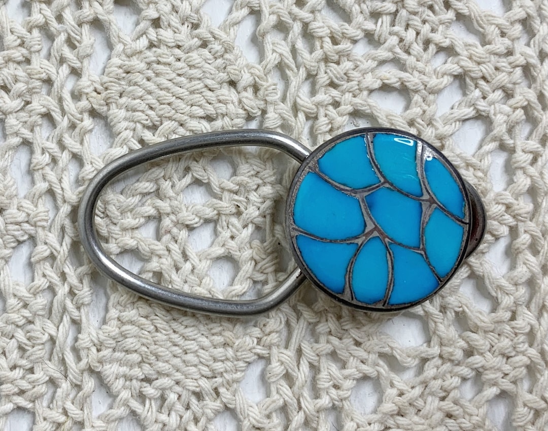 Vintage Bennett Pat Pend C-31 Turquoise and Sterling Silver - Etsy
