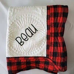 Embroidered Blanket, Baby Quilt, Nursery Quilt, Baby Gift, Baby Shower gifts, Personalized Baby Blanket, Baby Blanket, Crib, Nursery blanket