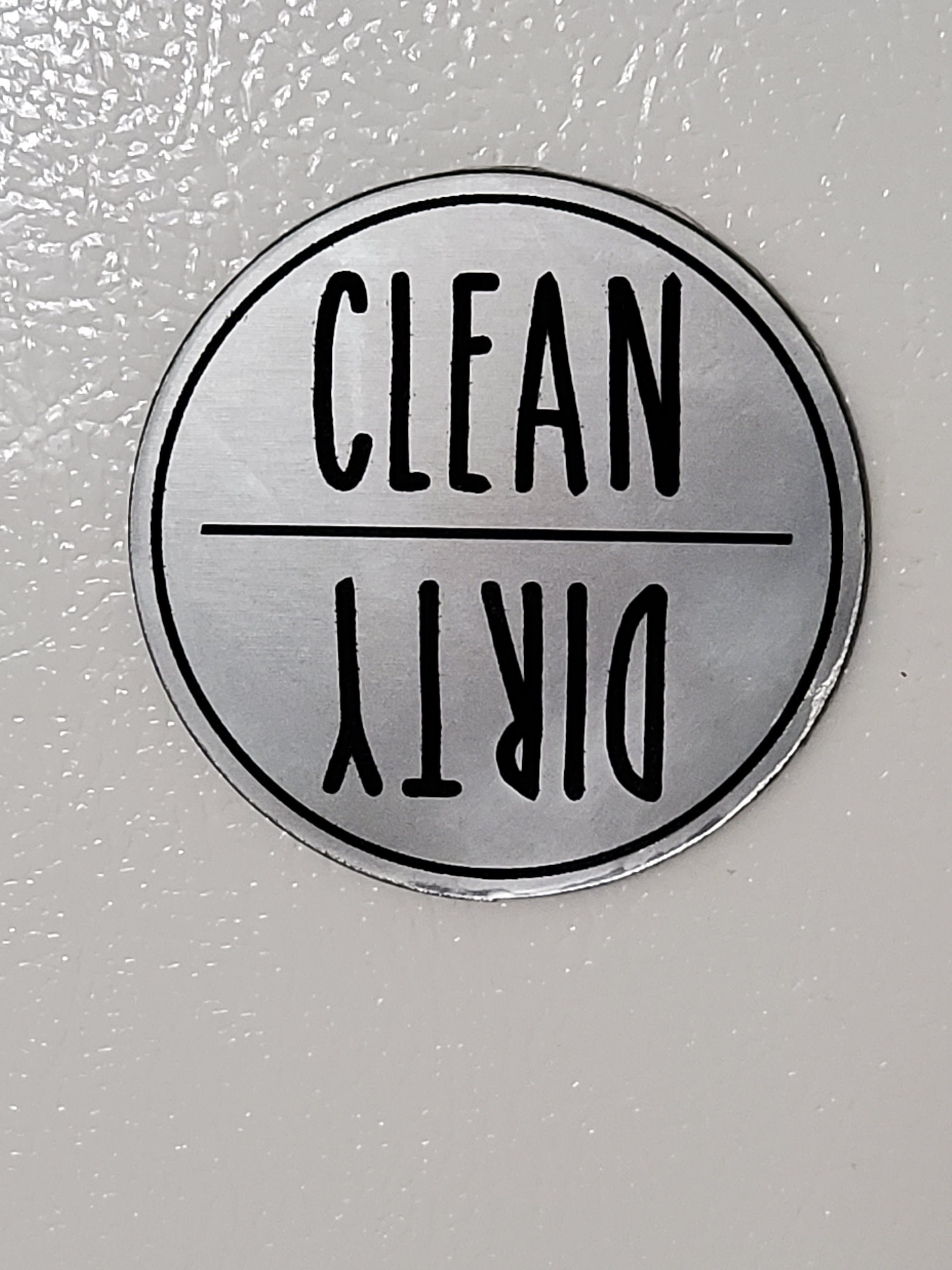 Geschirrspüler Magnet Schild - Sauber/Schmutzig Anzeige Mit Klebeoption