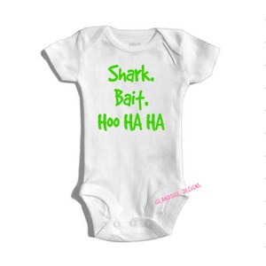 Shark Bait Hoo Ha Ha onesie outfit - Finding Nemo - funny baby onesie® - cute baby - baby shower gift - movie sayings - bodysuit -  creeper