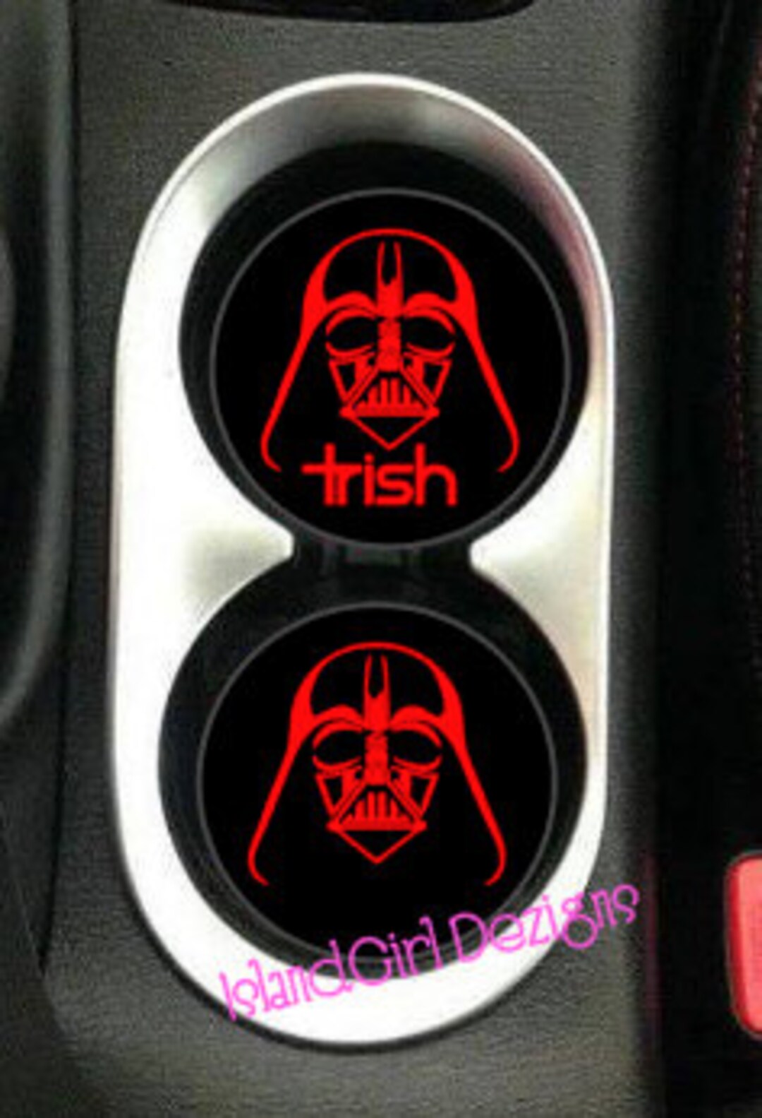 Star Wars Darth Vader Car Cup Holder Coaster 2-Pack