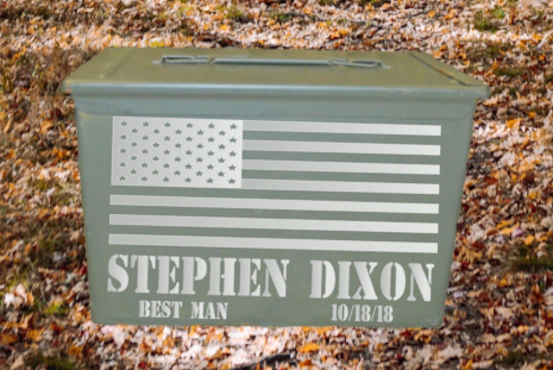 Personalized Ammo Box/groomsman Gift/hunter Ammo Box/gift for Dad