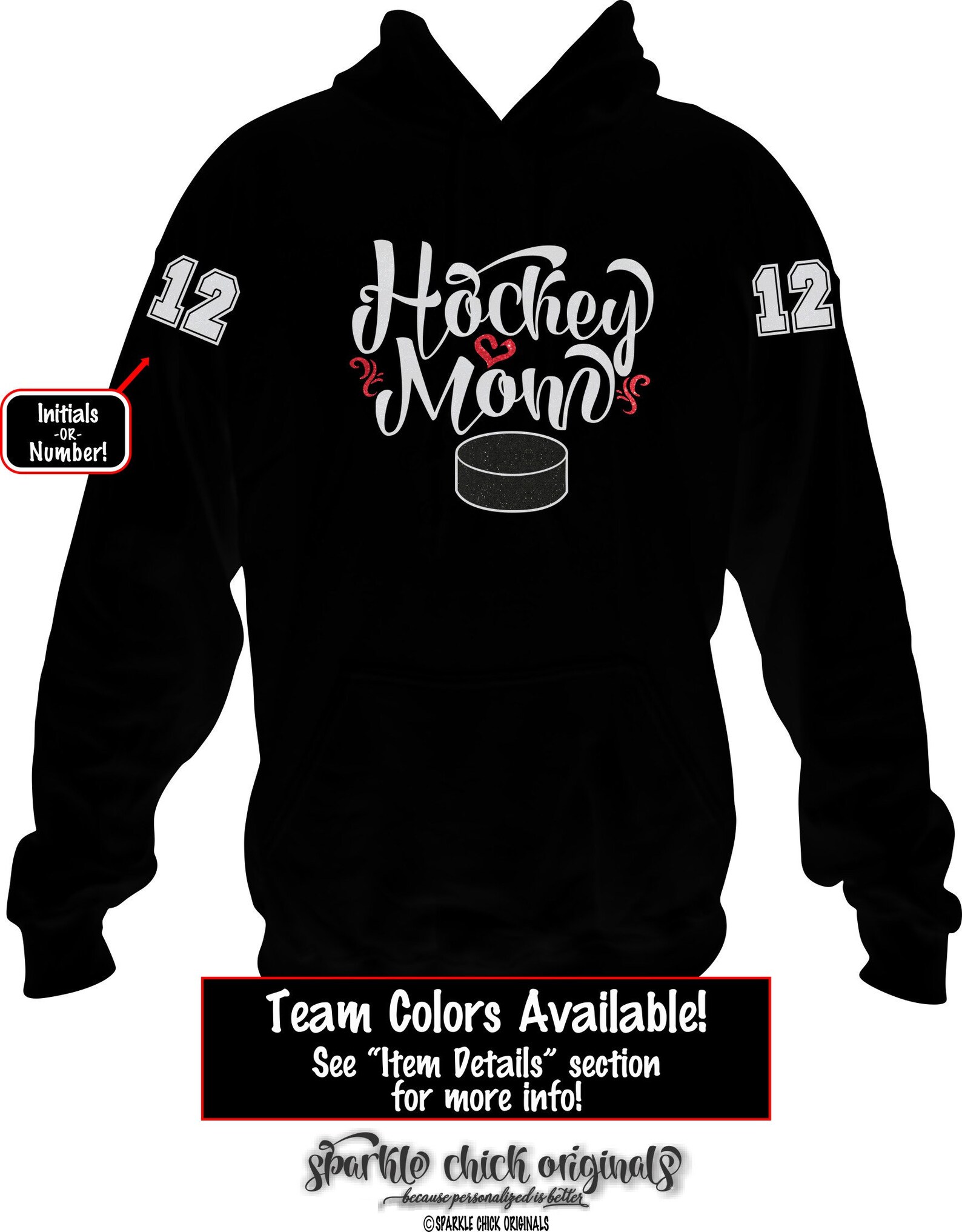 2025 HOCKEY MOM HOODIE main image 1