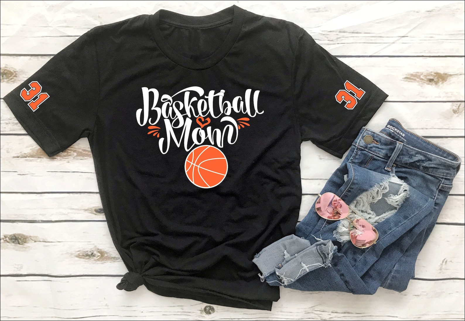 Basketball Mom Personalized Shirt Custom Basketball Mom Etsy