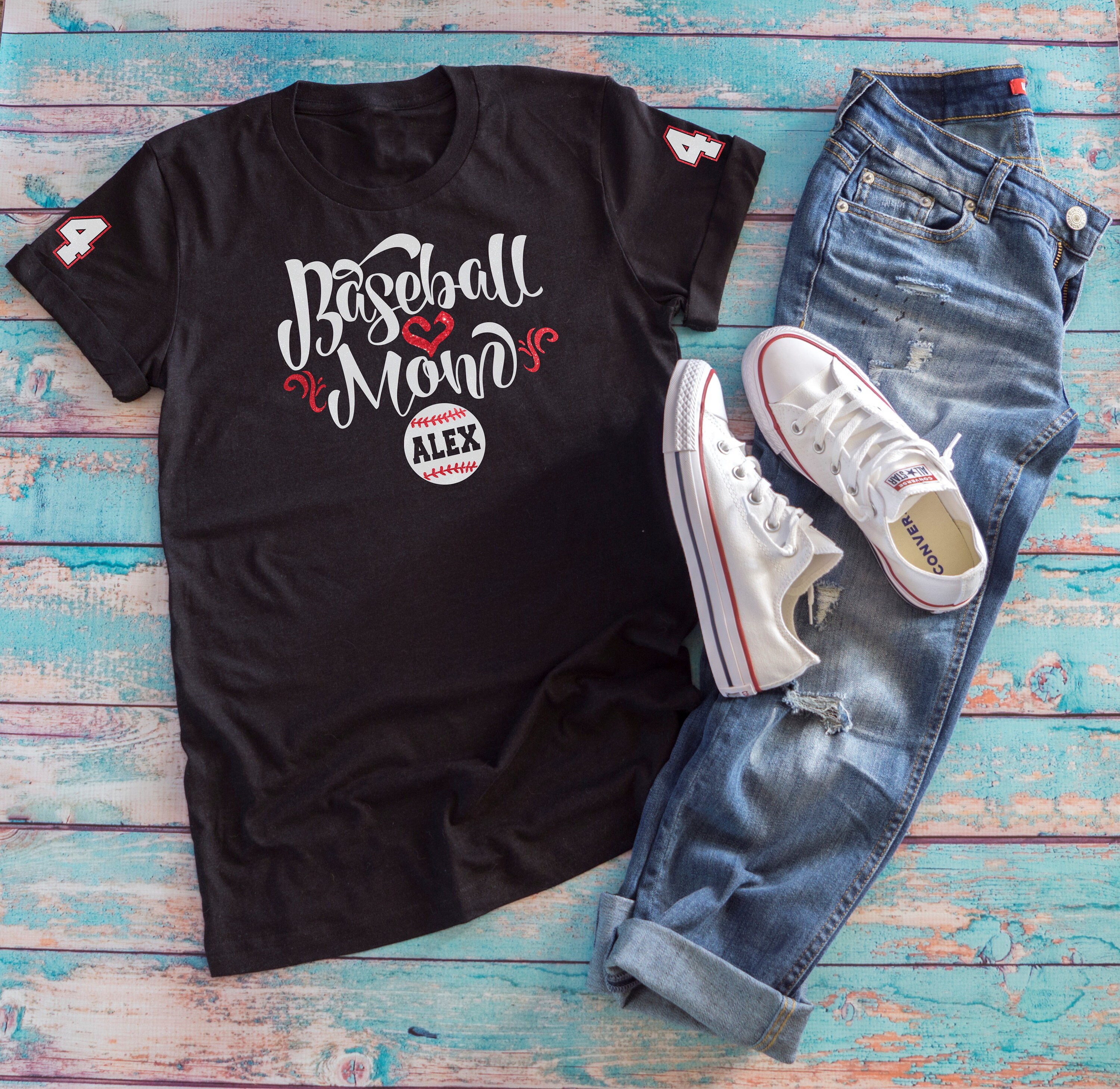 etsy baseball mom shirts