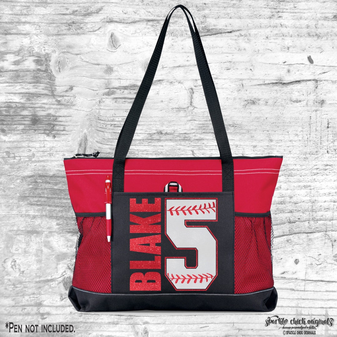 Baseball Mom Tote Bag, Lightweight Baseball Tote, Custom Baseball Mom ...