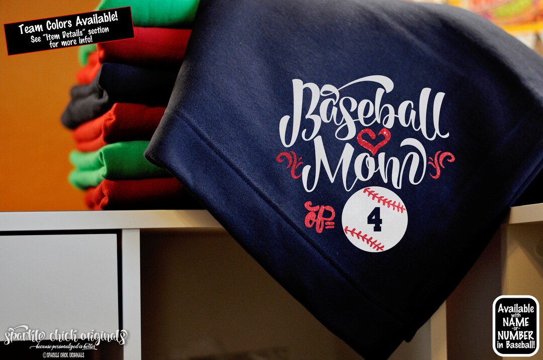 Baseball Mom Blanket Baseball Blanket Baseball Gift Etsy