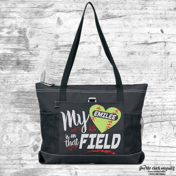 Softball sales tote bag