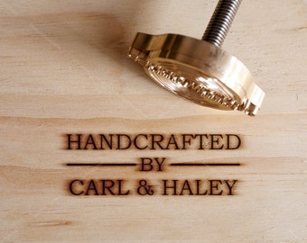 Hierro de marcar personalizado para artesanías, hierro de marcar para carpintería, hierro de marcar personal, sello de hierro para taller, sello de hierro para marcar bodas, TY-19
