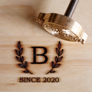 Custom Branding Iron, Wedding Branding Iron for woodworks, Custom Metal Stamp Heat Emboss Stamp, Custom Wood Brand Iron for Wood, TY-31