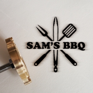 Custom Branding Iron for BBQ, Personalized branding iron for Food,  BBQ Branding Iron for Meat,  Custom Steak Branding, TY-62