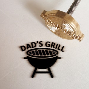 Custom Meat Branding Iron for Food, Custom BBQ Branding iron for Grilling, Father&#39;s Day Gift, Steak Branding Iron Stamp, Dad&#39;s Grill, TY-58