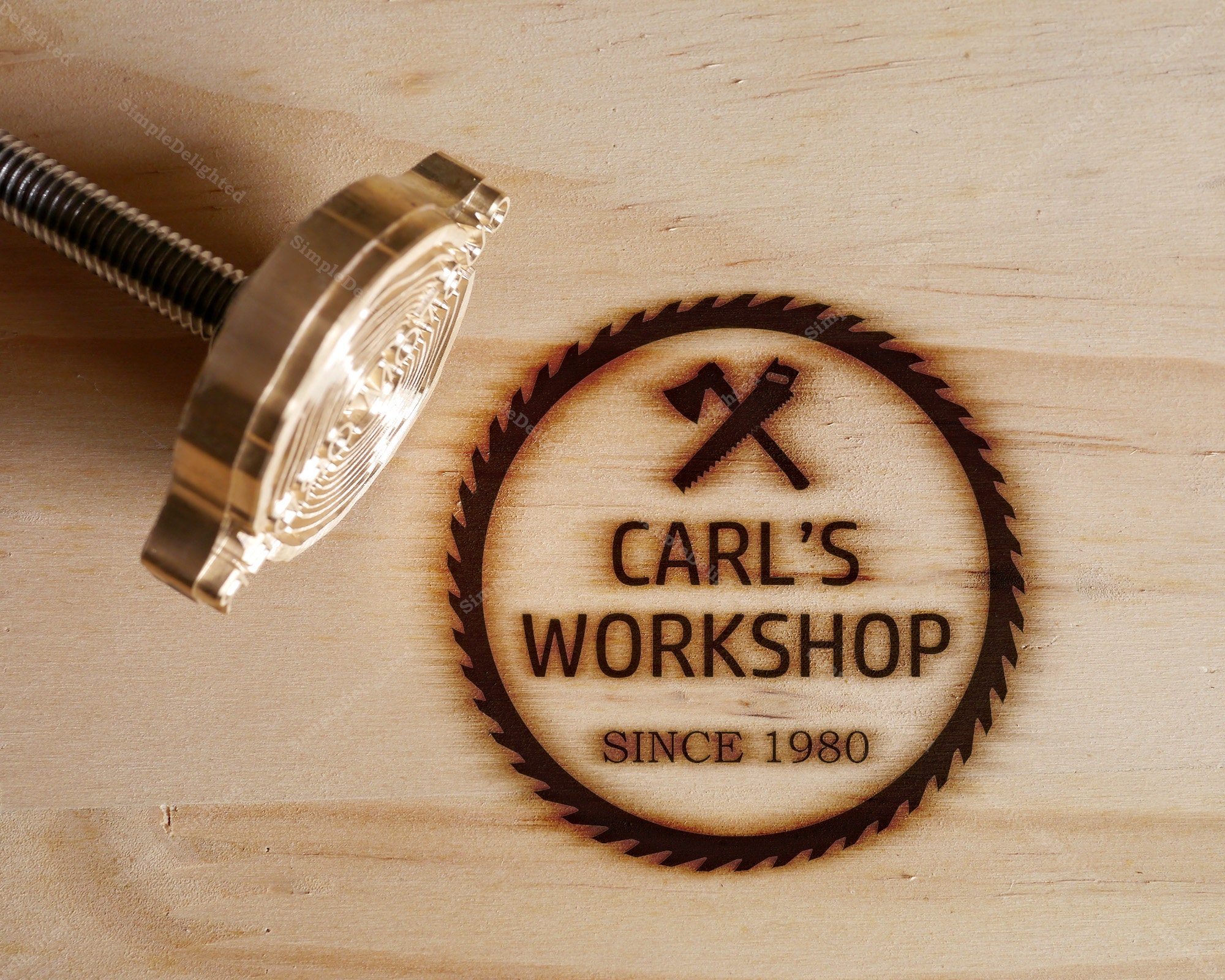 Custom Branding Iron Woodworking Brand Iron Etsy