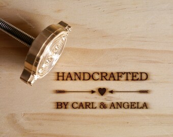 Hierro de marcar personalizado para artesanías, hierro de marcar para carpintería, hierro de marcar personal, sello de hierro para taller, sello de hierro para marcar trabajos en madera, TY-7