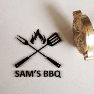 Custom Branding Iron for Steak,  Personalized BBQ Branding Iron, Custom Branding Iron for Grilling，Grilling Gift For Dad，TY-61