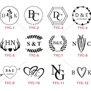 Carimbo de ferro de marca personalizado, carimbo de ferro de marca de casamento, carimbo de ferro de iniciais, carimbo de marca de letras, carimbo personalizado, ferro de casamento, TYC
