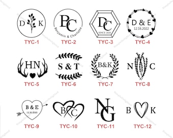 Custom Branding Iron Stamp, Wedding Brand Iron Stamp, Initials Iron Stamp, Letters Branding Stamp, Personalized Stamp, Wedding Iron, TYC