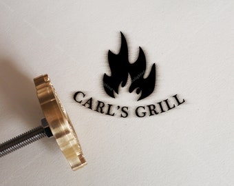 Hierro para marcar alimentos a medida, hierro para marcar carne, hierro para marcar barbacoa personalizado, hierro para marcar a medida para asar a la parrilla, hierro para marcar filetes a medida TY-59