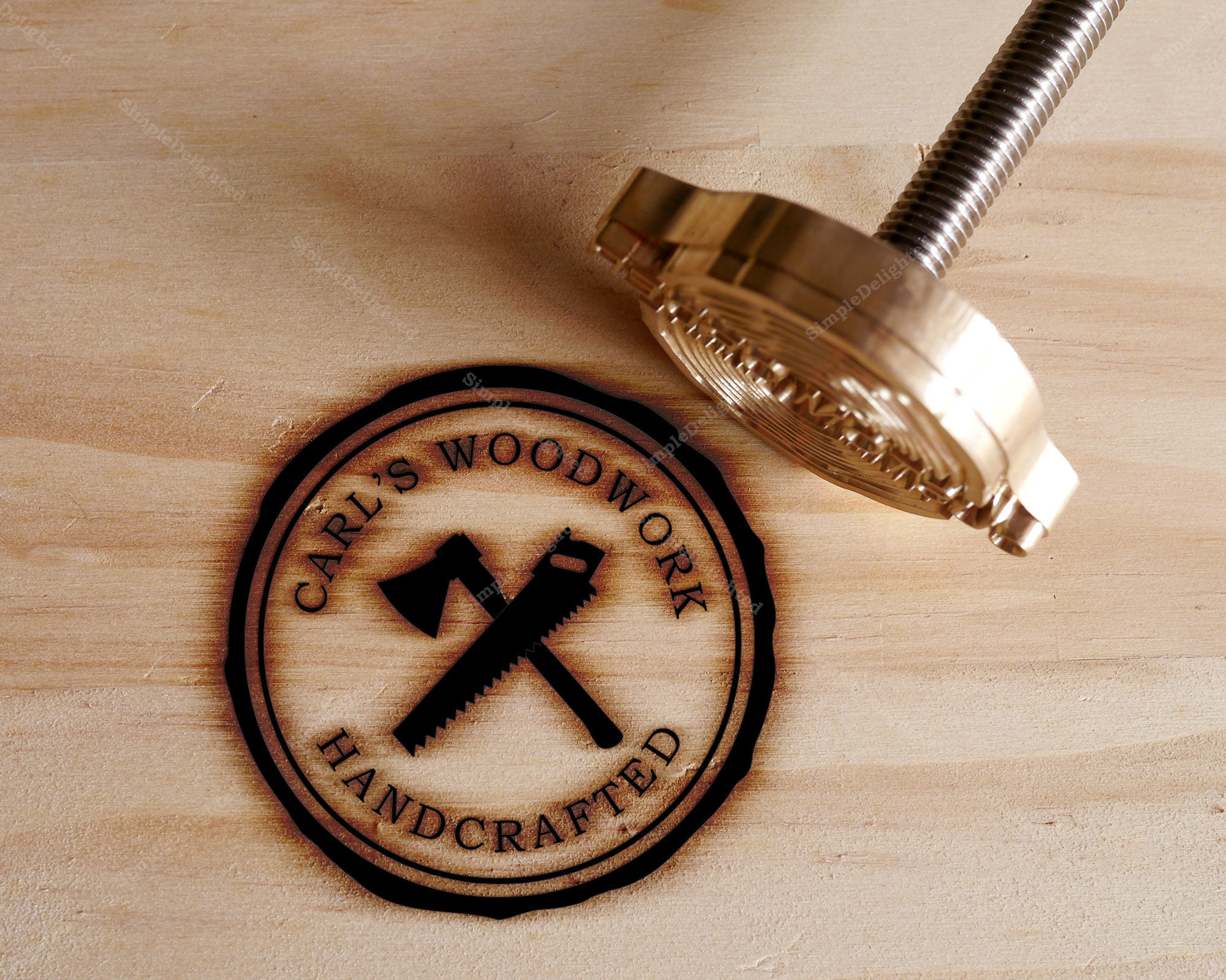 Custom Branding Iron Woodworking Brand Iron Etsy