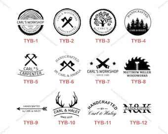 Hierro para marcar personalizado, sello de hierro para taller, sello para marcar para trabajos artesanales, carpintería, hierro para marcar artesanal, sello de hierro personalizado, TYB