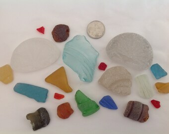 Items Similar To 25 Rare Beach Glass Sea Glass Jewellery