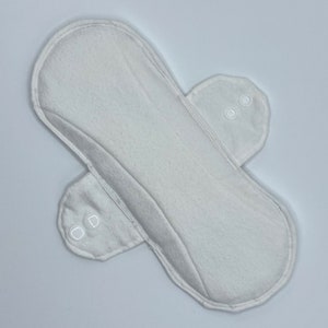 9 Double Layer Incontinence Pad All White Bild 1