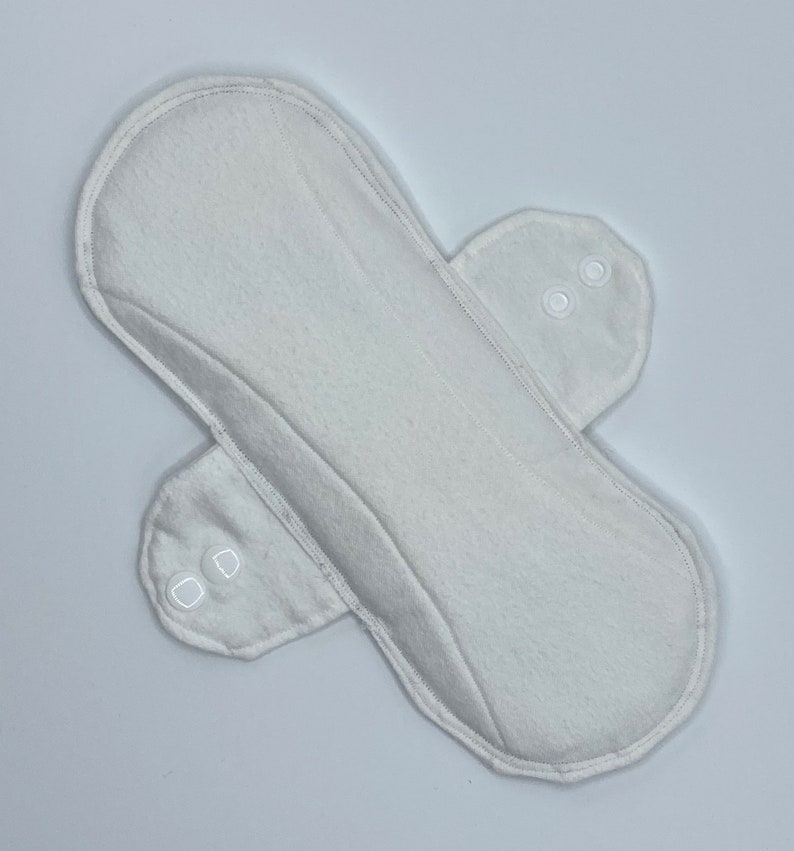 9 Double Layer Incontinence Pad All White Bild 1