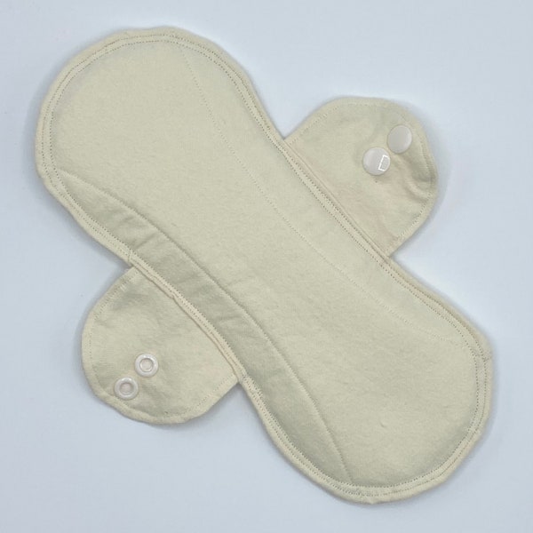 9" Double Layer Incontinence Pad Natural