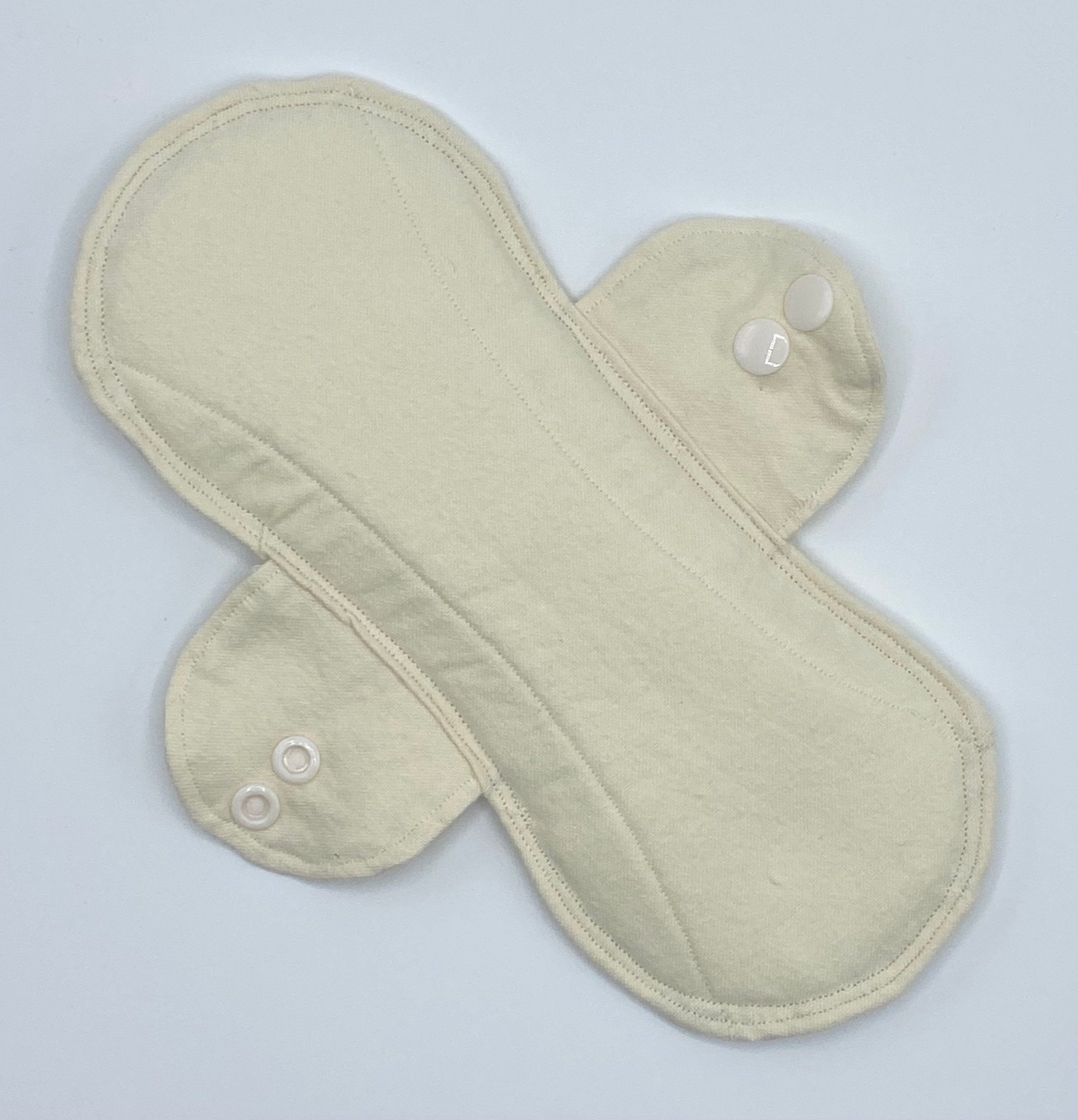9" Double Layer Incontinence Pad Natural