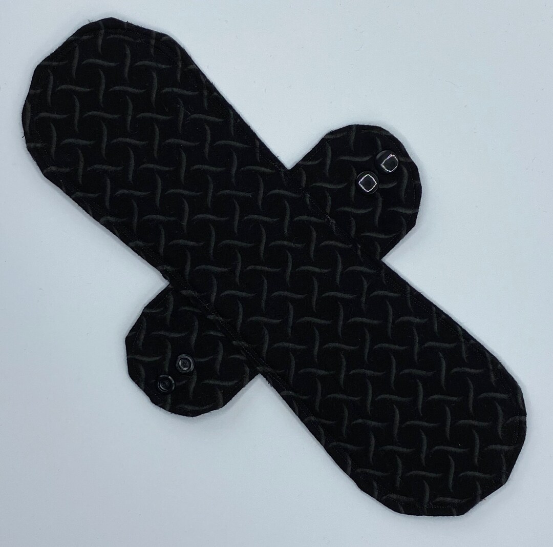 12 Single Layer Incontinence Pad Charcoal Swirls on Etsy