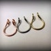 Set of *3* Fake Septum Rings Silver,Gold,and Rose Gold 