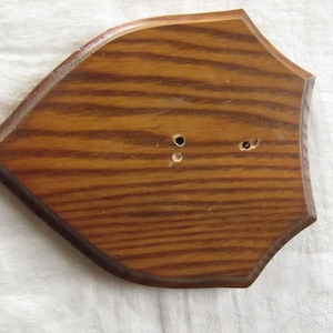 suporte de madeira para troféus de caça