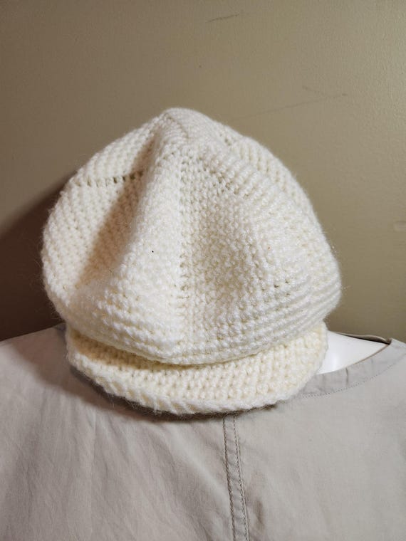 Cozy Knit Beret in Cream Bon Chic main image 4