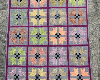 Handmade Bear Paw Baby Quilt | Minky Backing, Gender Neutral