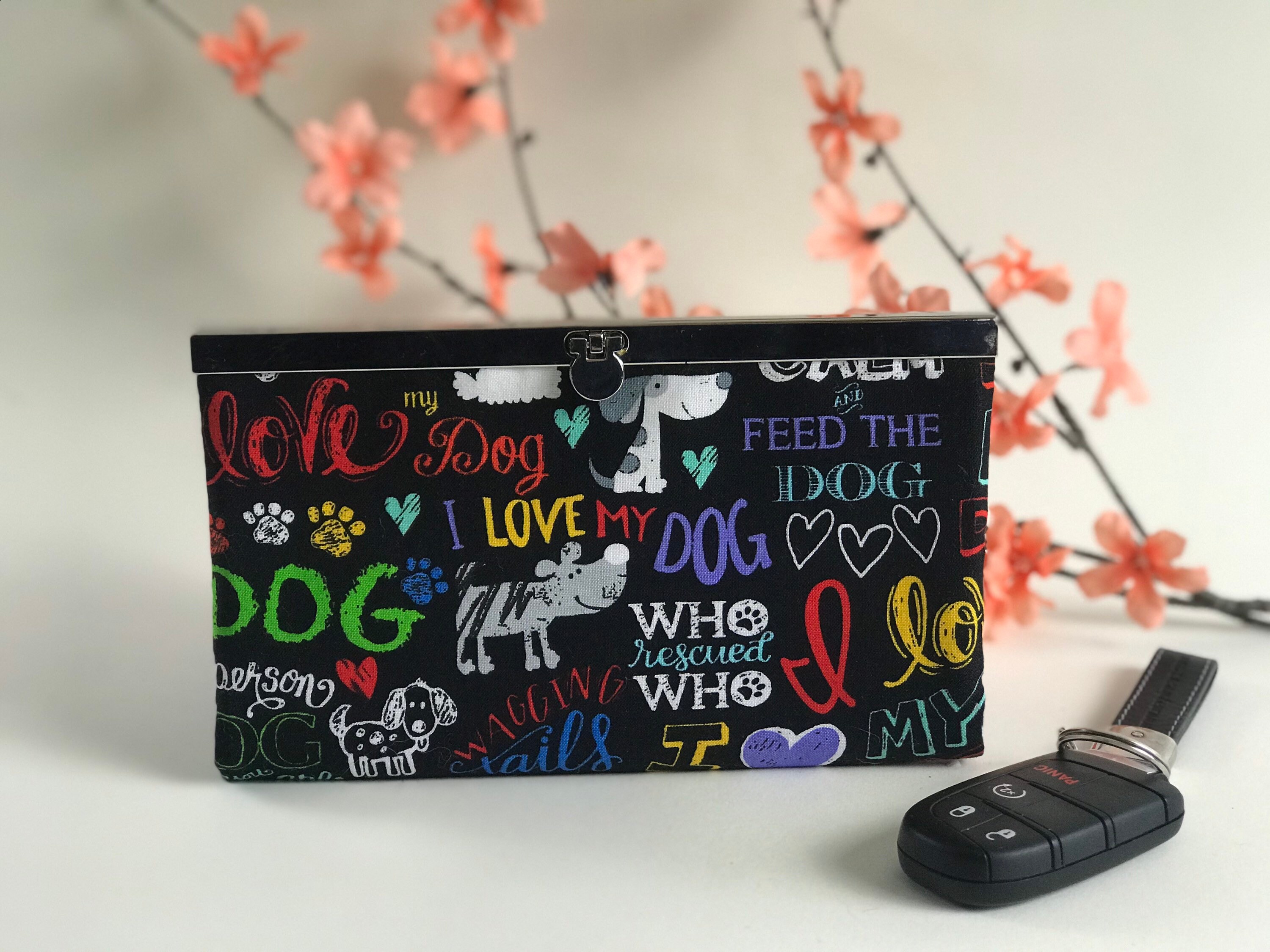 I love my dog Wallet for Women 7.5x 4.5 slim Etsy
