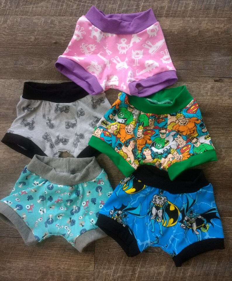 Custom BOY Style Boxer Brief Panties Underwear Undies Etsy