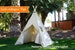 Teepee plain with window, kids Teepee with nature canvas and Overlapping front doors 