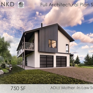 3,000 SF Barndominium Floor Plans | 2 Bed 2 Bath 3 Car Garage |  Barndominium Plans | 28x48&#39; Shop House | Small Barndo Architectural Plans